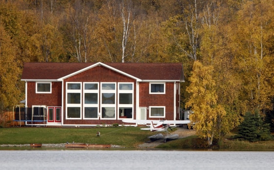 Image: The Wasilla, Alaska home of Alaska Gov. Sarah Palin